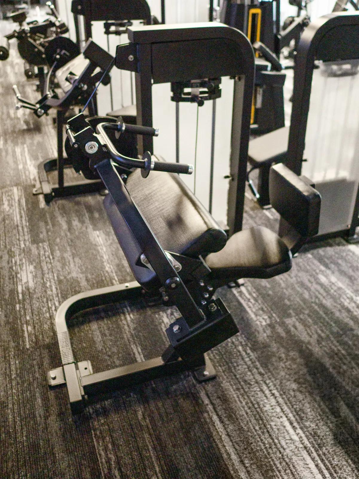 Pin Loaded Seated Triceps Extension Machine at Inception Gym Christchurch