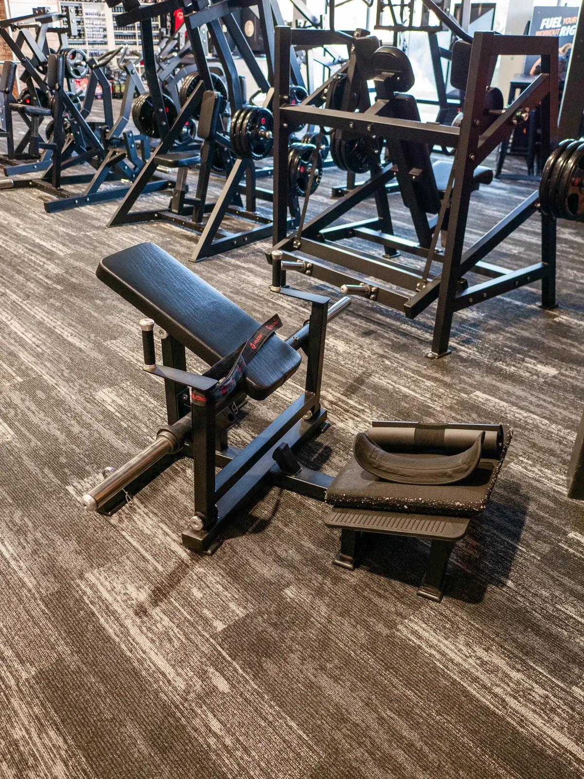 Plate-Loaded Hip-Thrust Machine at Inception Gym Christchurch