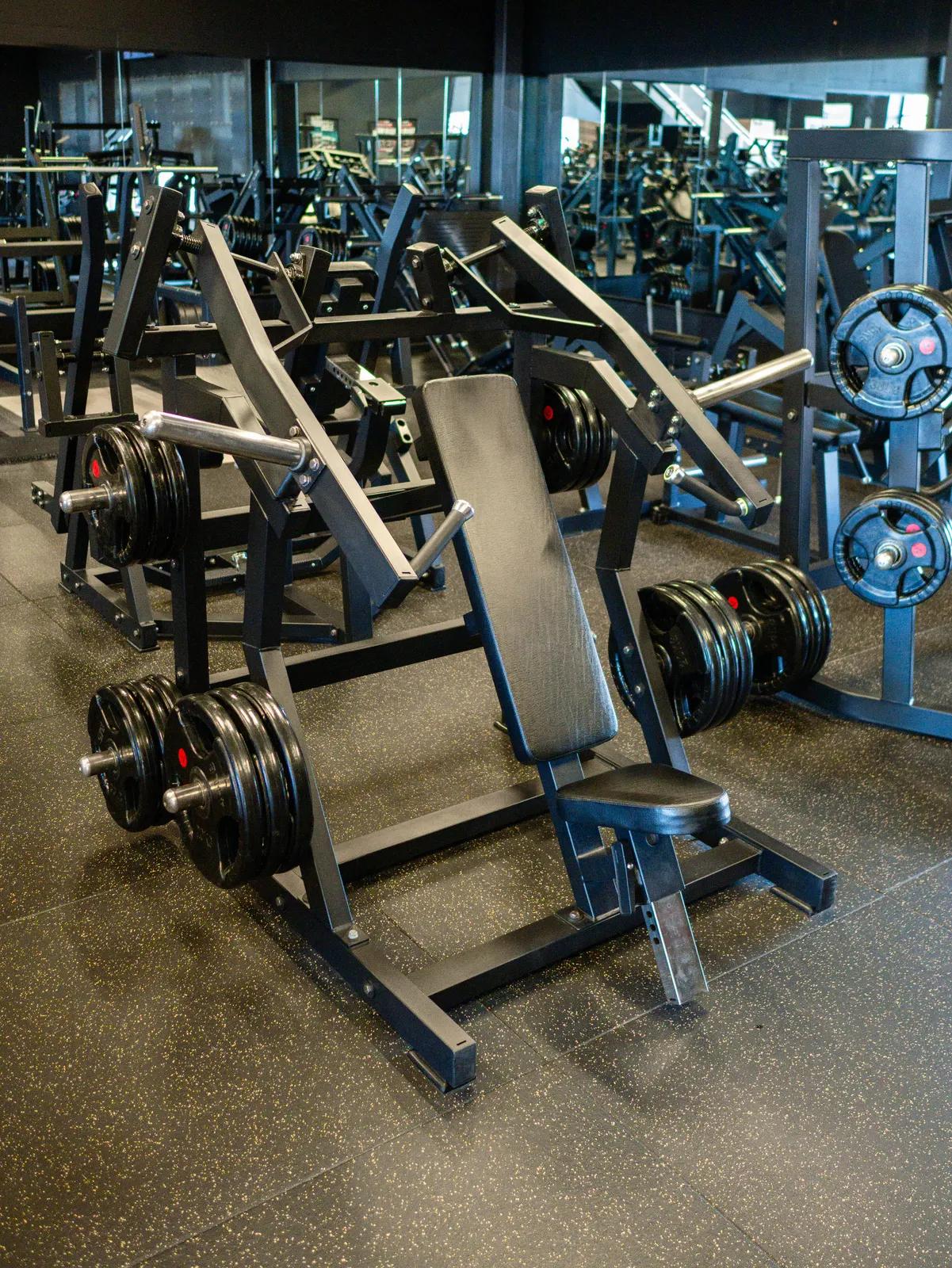 Plate-Loaded Incline Chest Press Machine at Inception Gym Christchurch