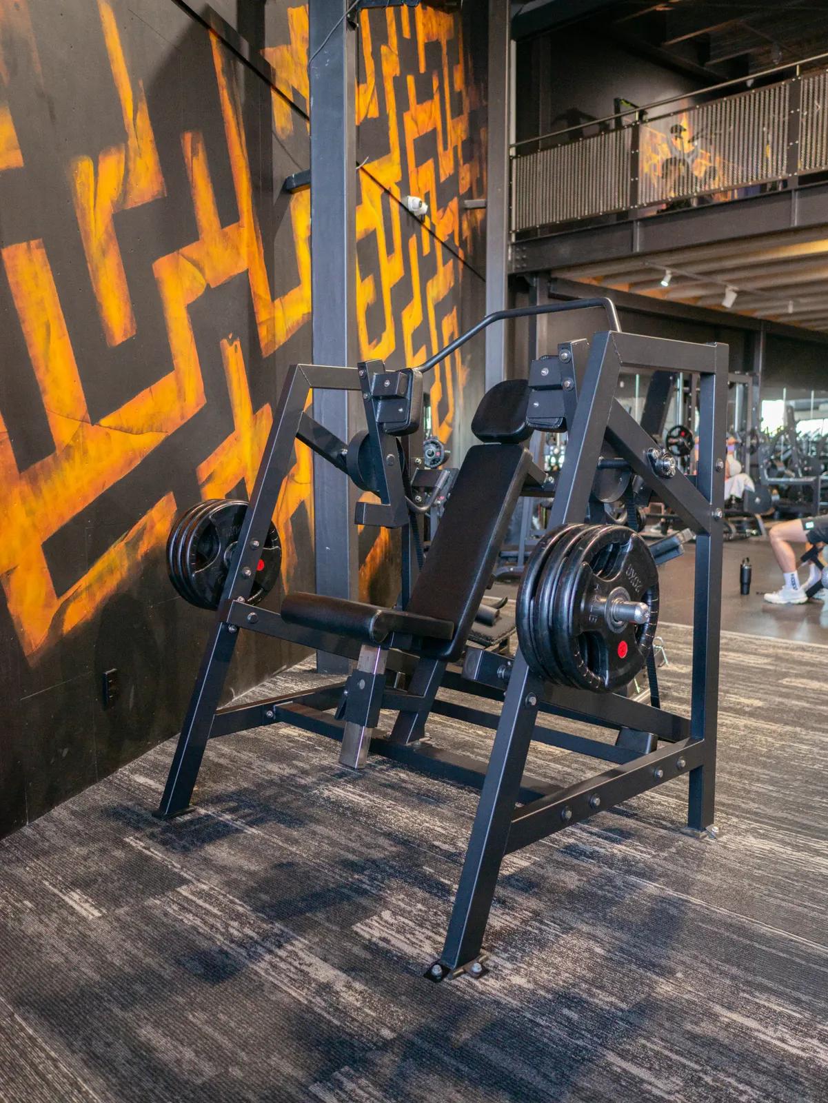 Plate-Loaded Lat Pullover Machine at Inception Gym Christchurch