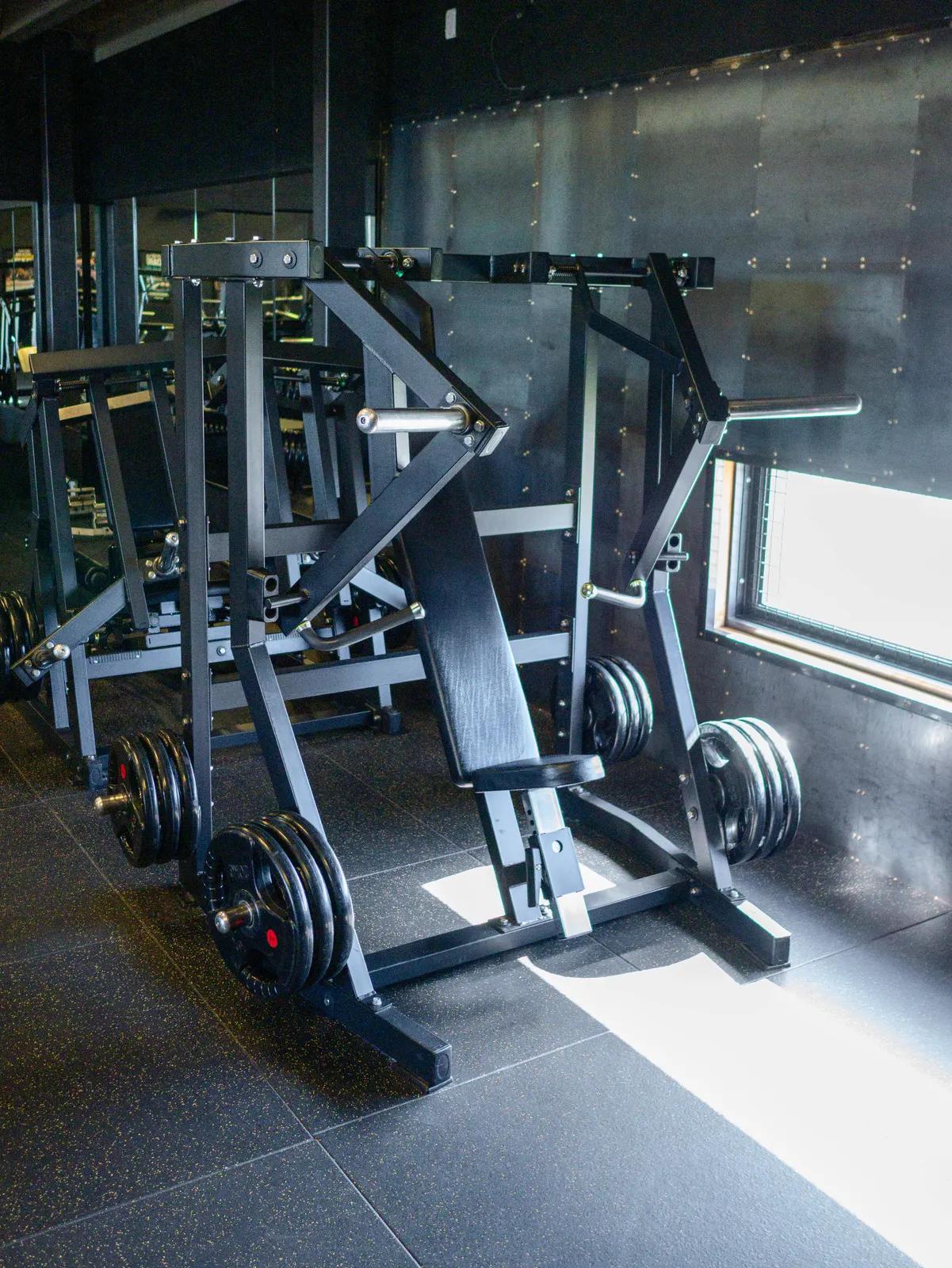 Plate Loaded Seated Chest Press at Inception Gym Christchurch