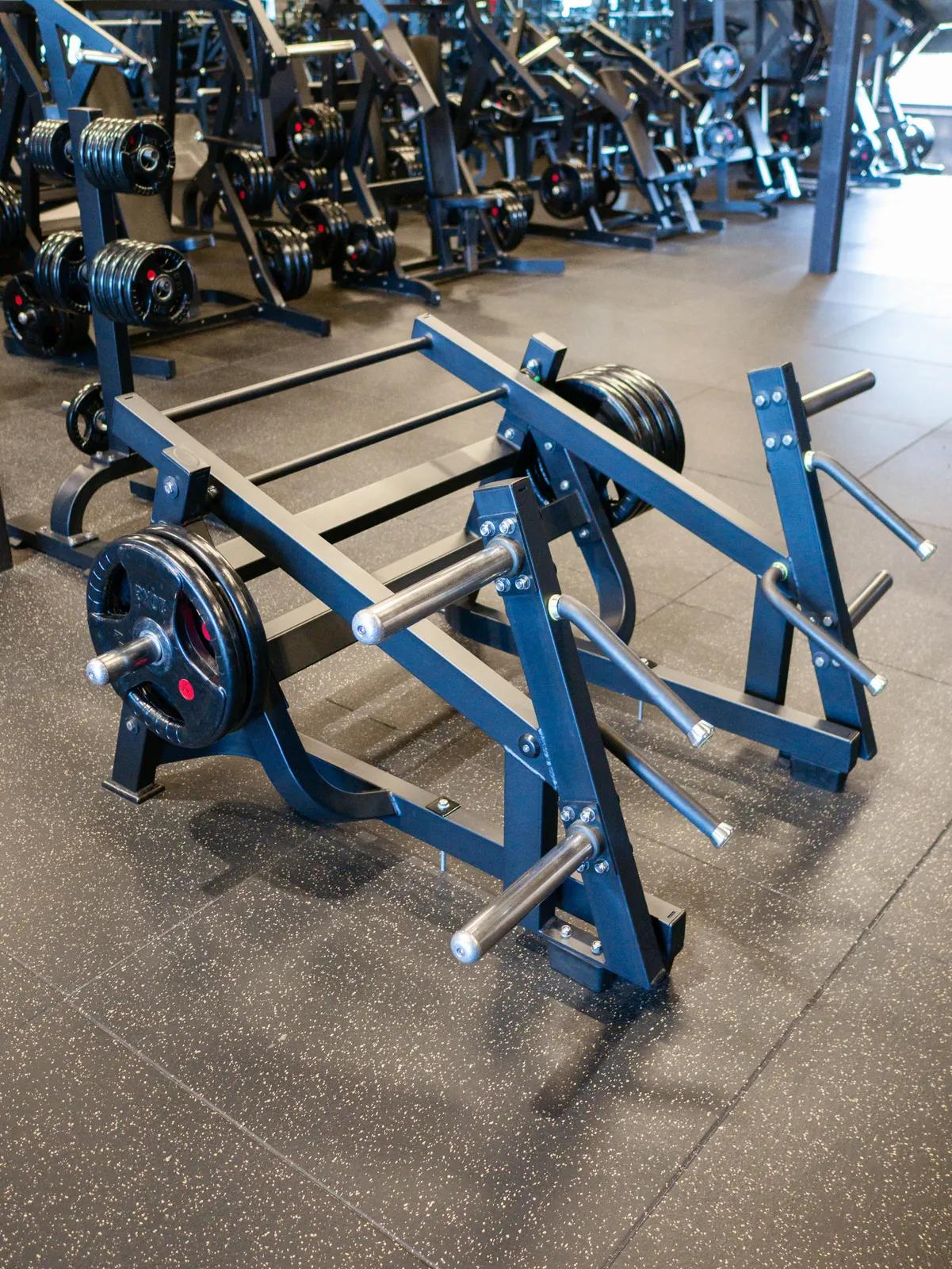 Plate-Loaded Squat Lunge Machine at Inception Gym Christchurch