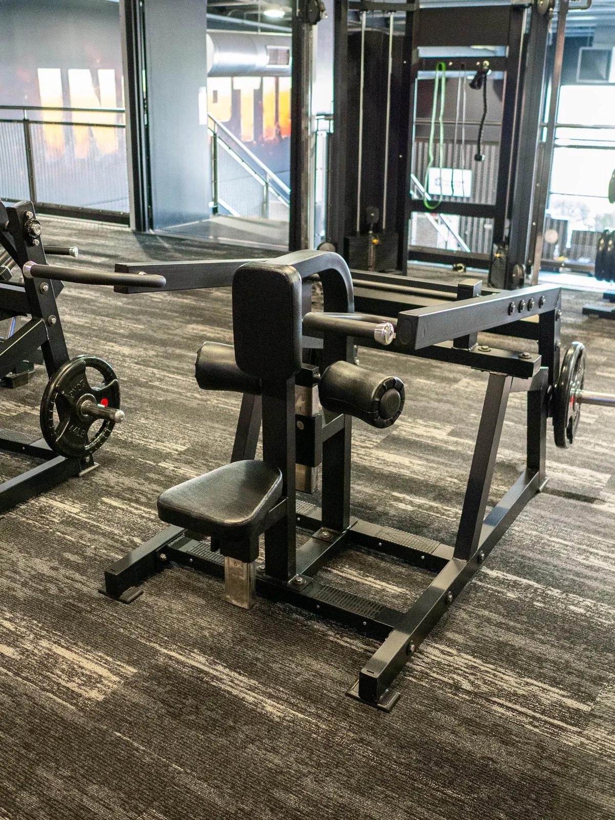 Plate-Loaded Tricep Push-Down at Inception Gym Christchurch