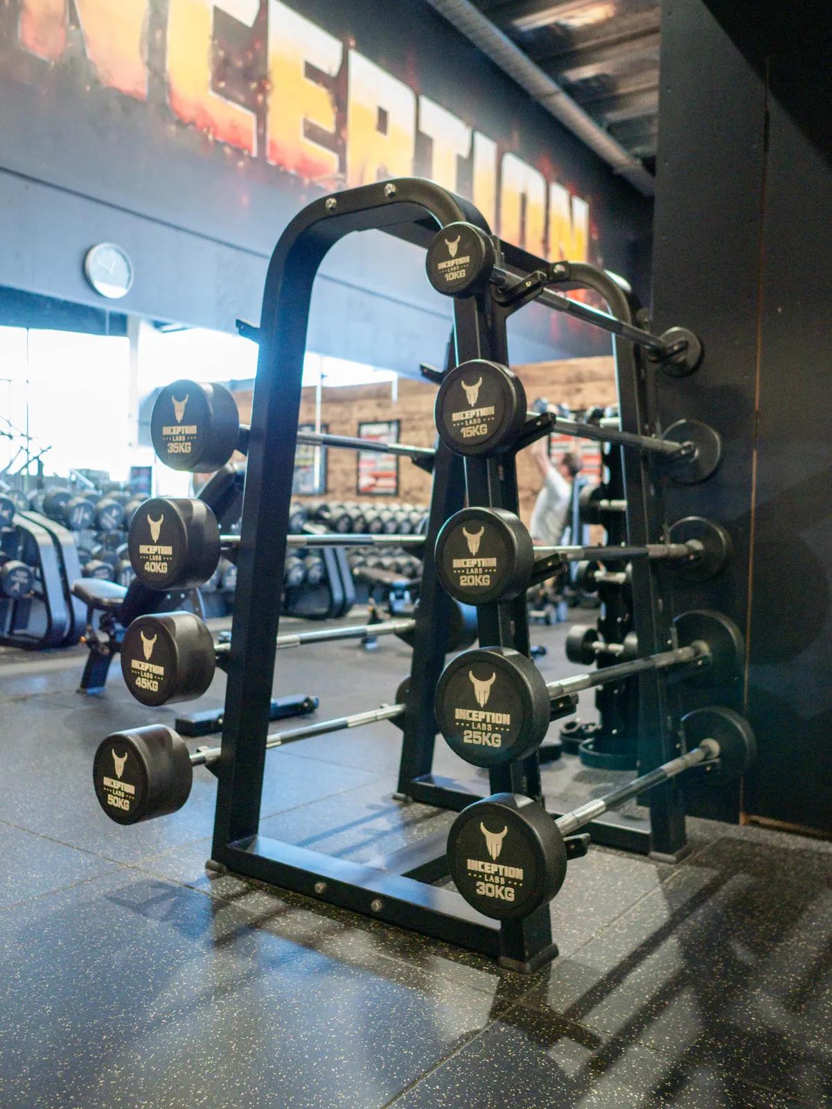 Straight Barbells at Inception Gym Christchurch